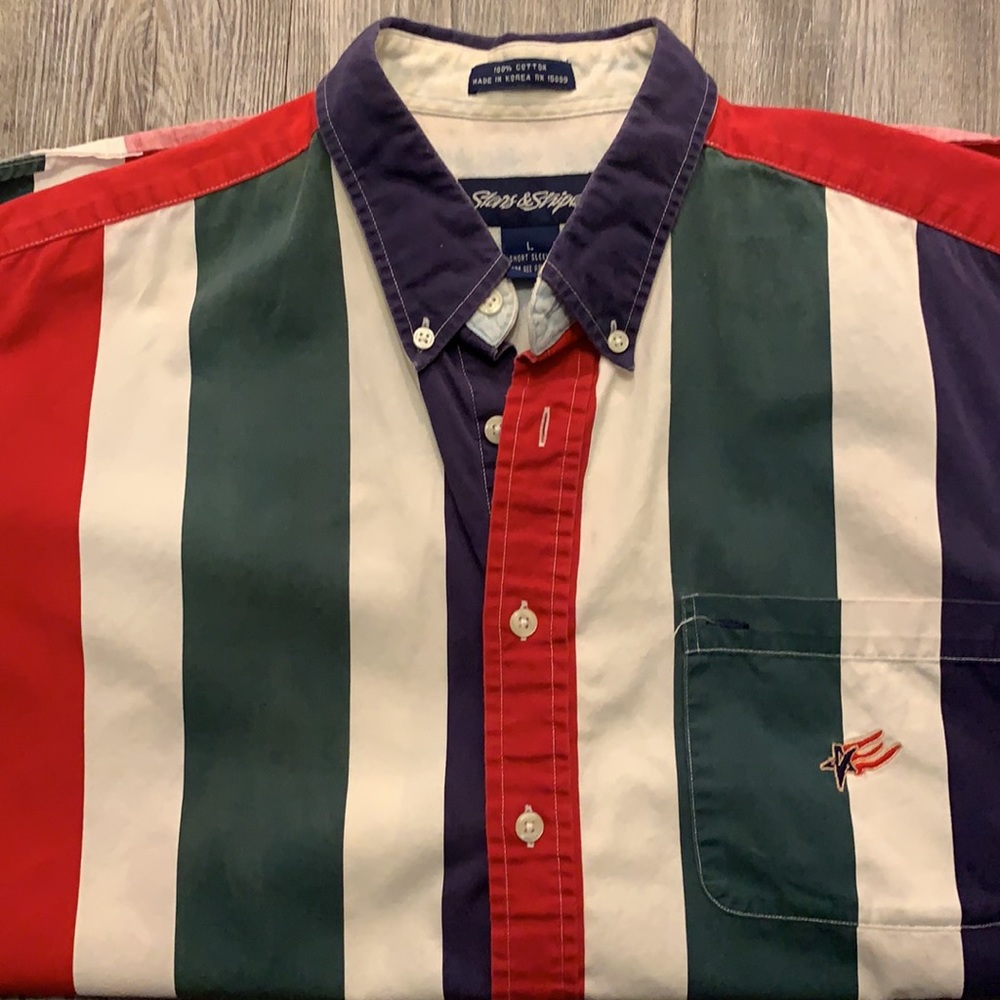 90s vibe short sleeve shirt
